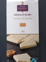 Chocolat blanc : morceaux de spéculos