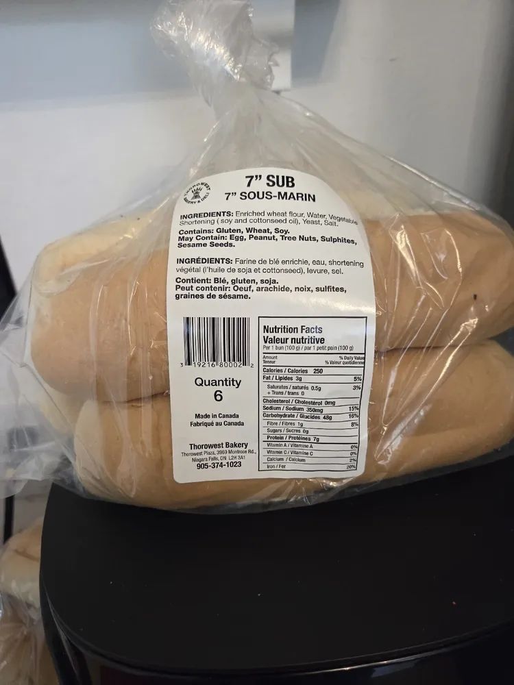 7 Inch Sub Bread