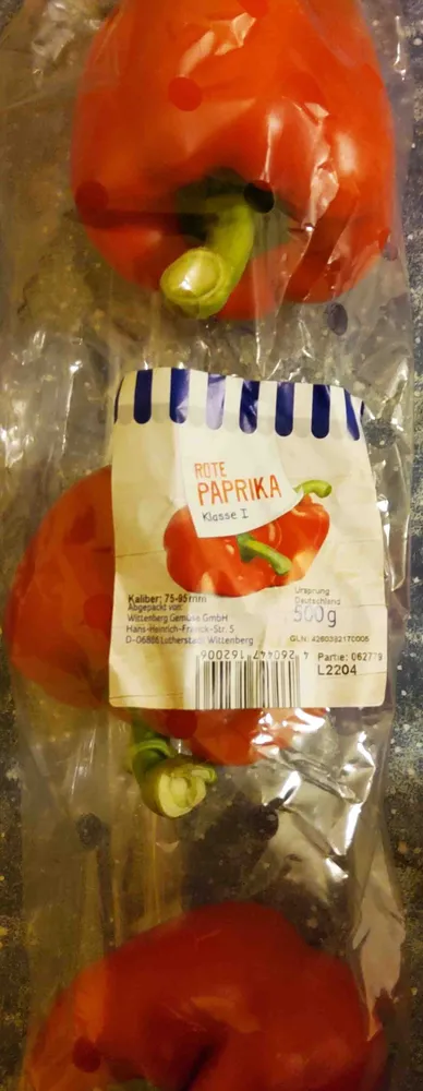 Rote Paprika Klasse 1
