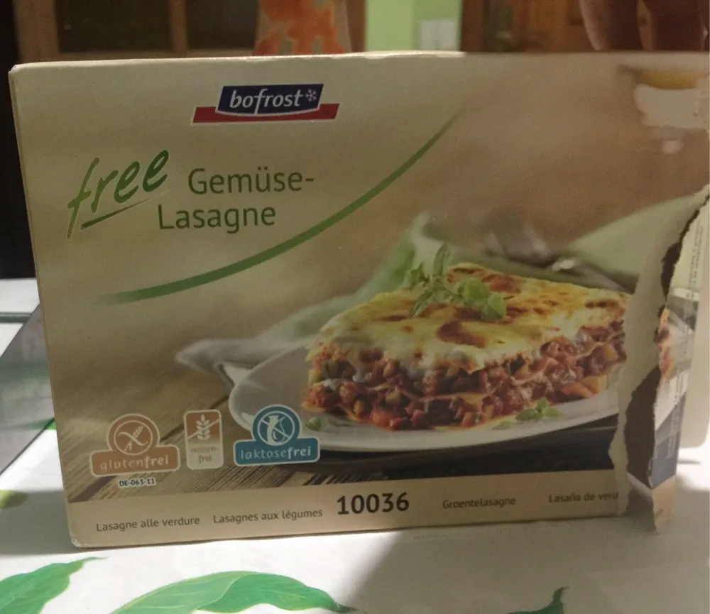 Freeb Gemüse-Lasagne, Lasaña de Verduras