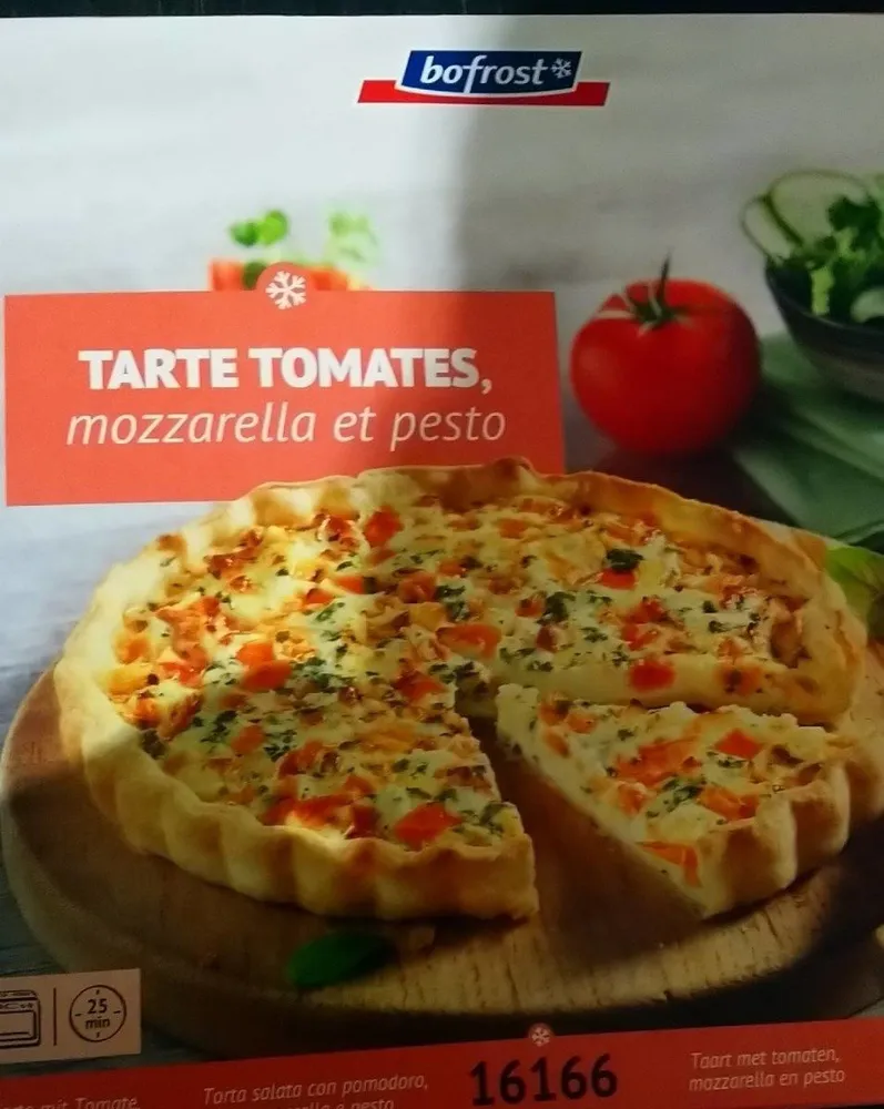 Tarte tomate mozzarella et pesto