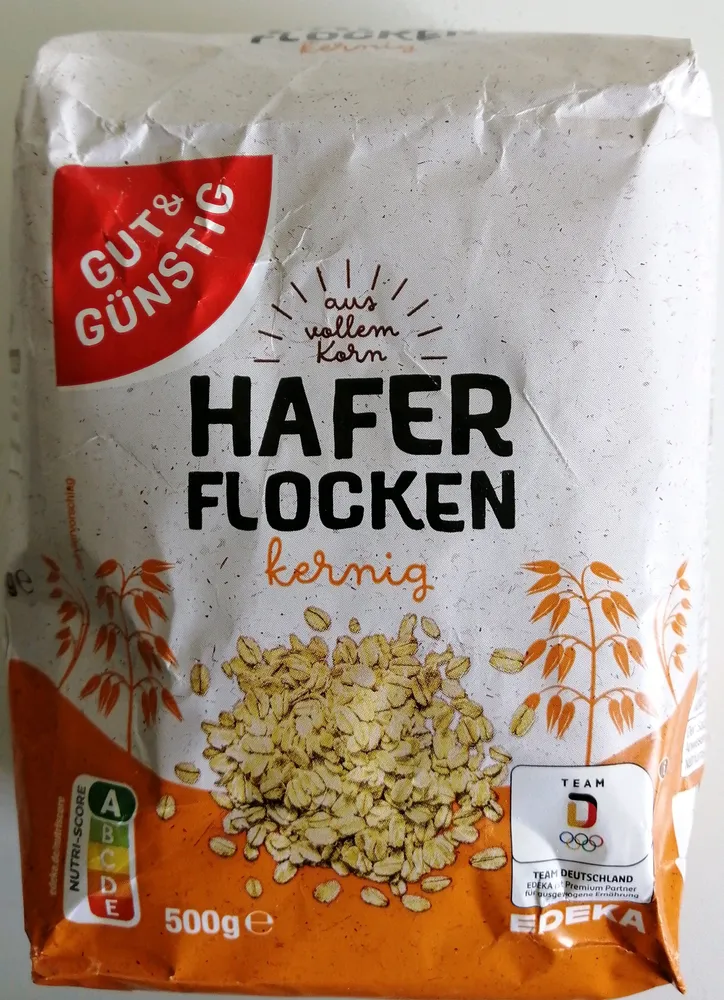 Kernige Haferflocken