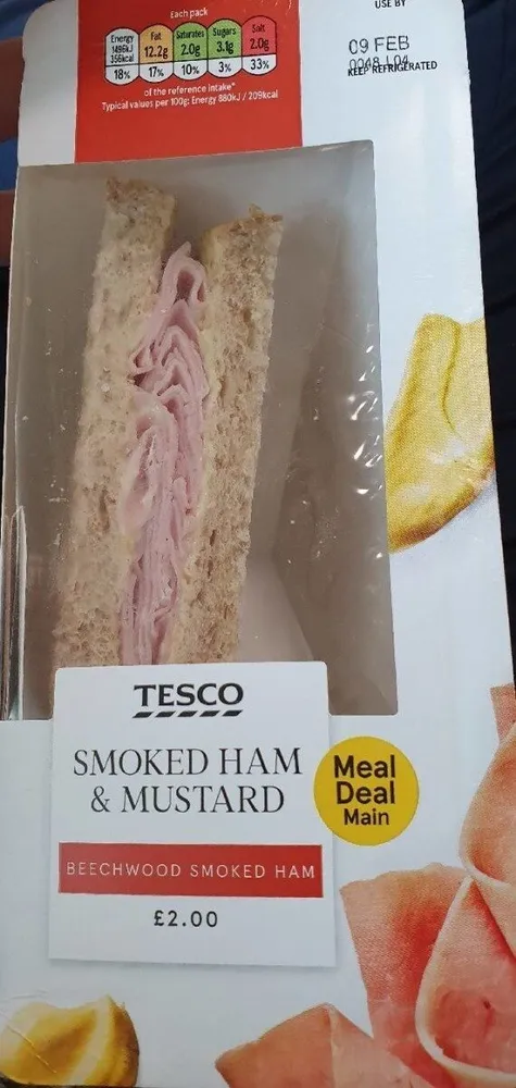 Smoked ham & mustard
