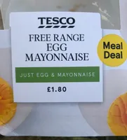 Free range egg mayonnaise sandwich
