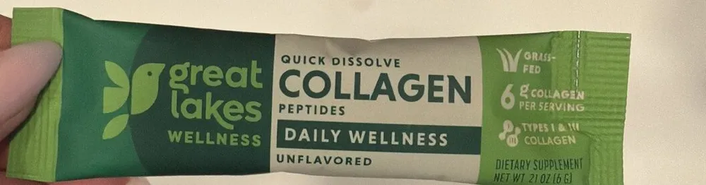 Quick Dissolve Collagen Peptides Daily Wellness Unflavored
