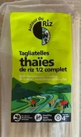 Tagliatelles thaïes de riz 1/2 complet