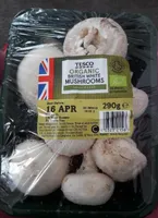 ORGANIC BRITISH WHITE MUSHROOMS