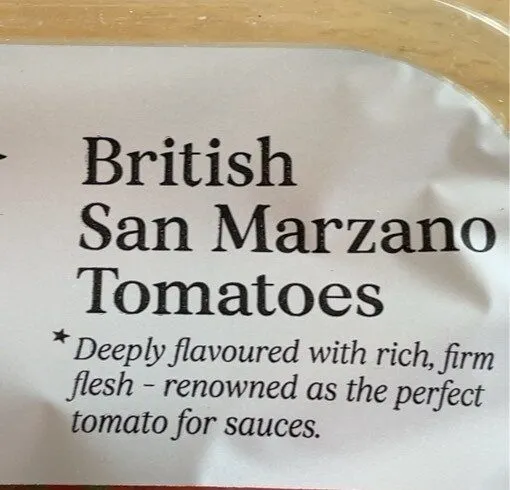 San marcano tomatoes