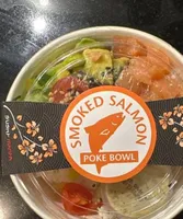 Smoked salmon poke bowl