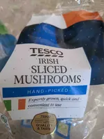 Sliced mushrooms