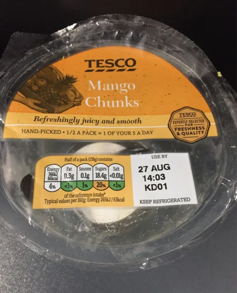 Mango chunks