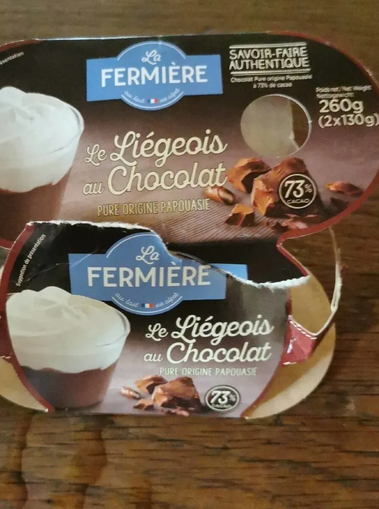 Le liegeois au chocolat