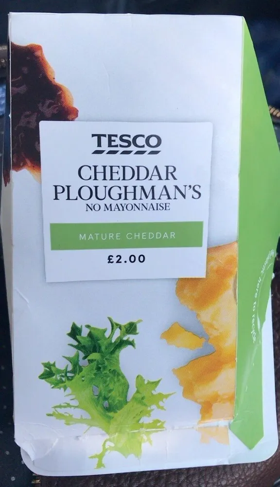 Cheddar ploughman’s no mayo