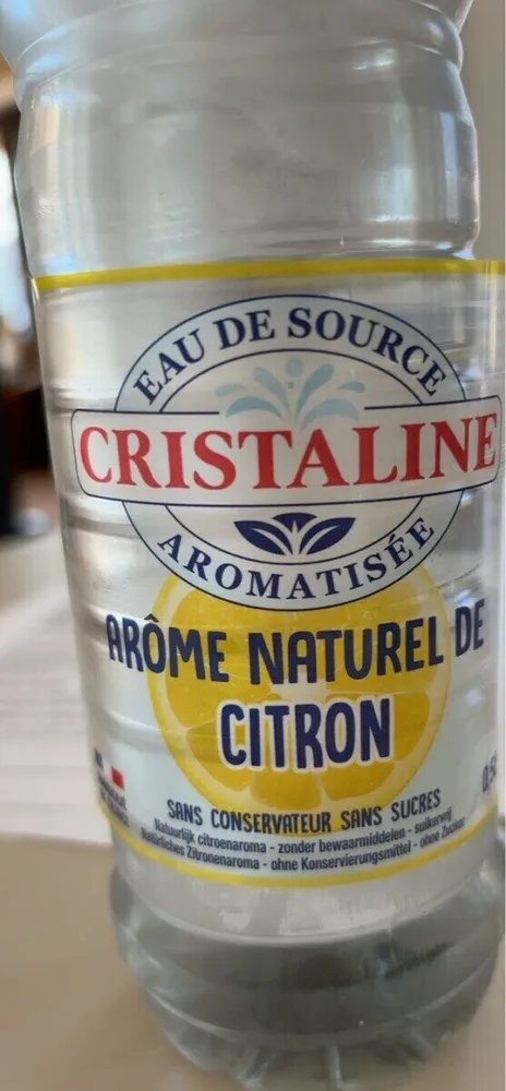 Cristaline aromatisée au citron
