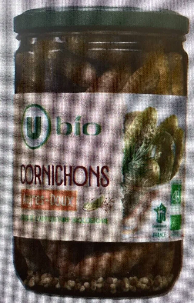 Cornichons bio aigre doux