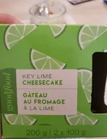 Gâteau au fromage à la lime