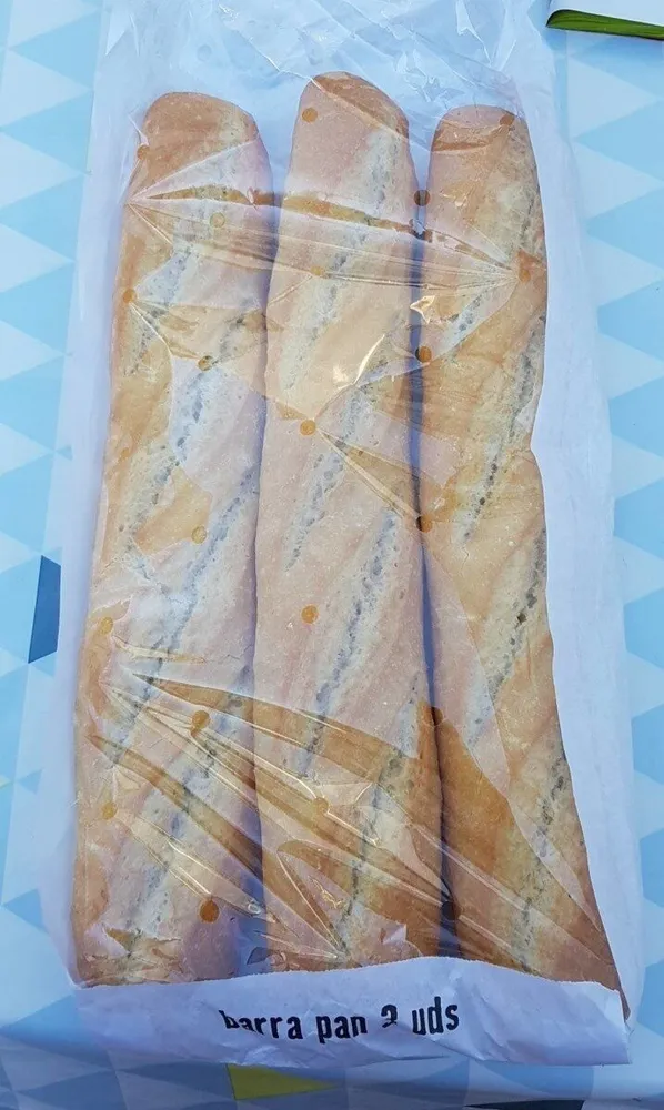 Barra pan 3 uds