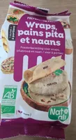 Préparation pour wraps, pains pitance et naans