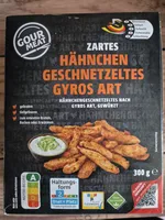 Zartes Hähnchen Geschnetzeltes Gyros Art