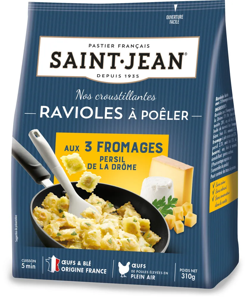 Ravioles à poêler aux 3 fromages Persil de la Drôme 310g
