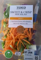 CRISP SIDE SALAD with SWEET EDAMAME and CARROT