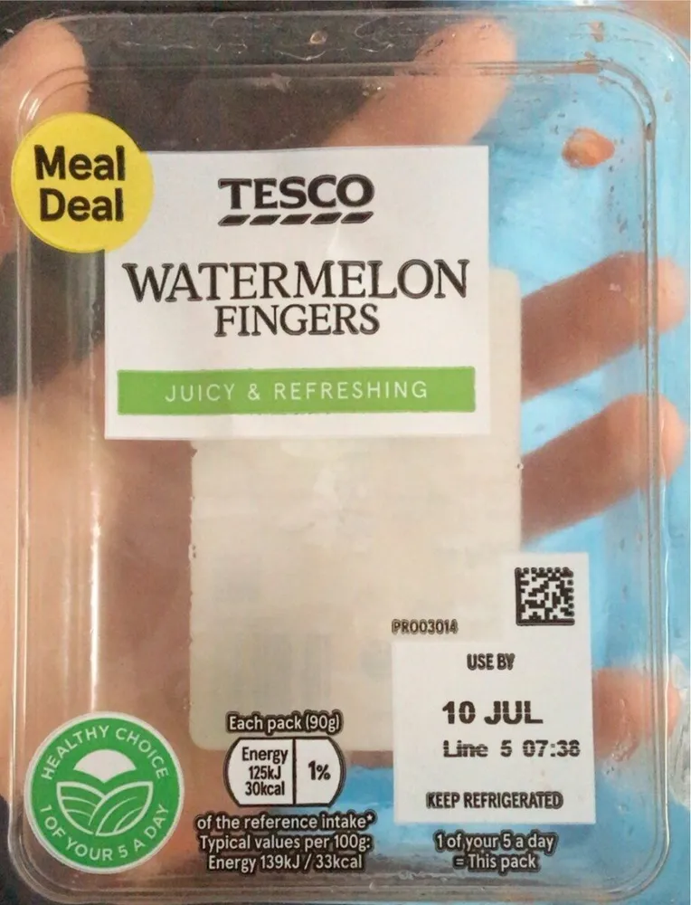 Watermelon fingers
