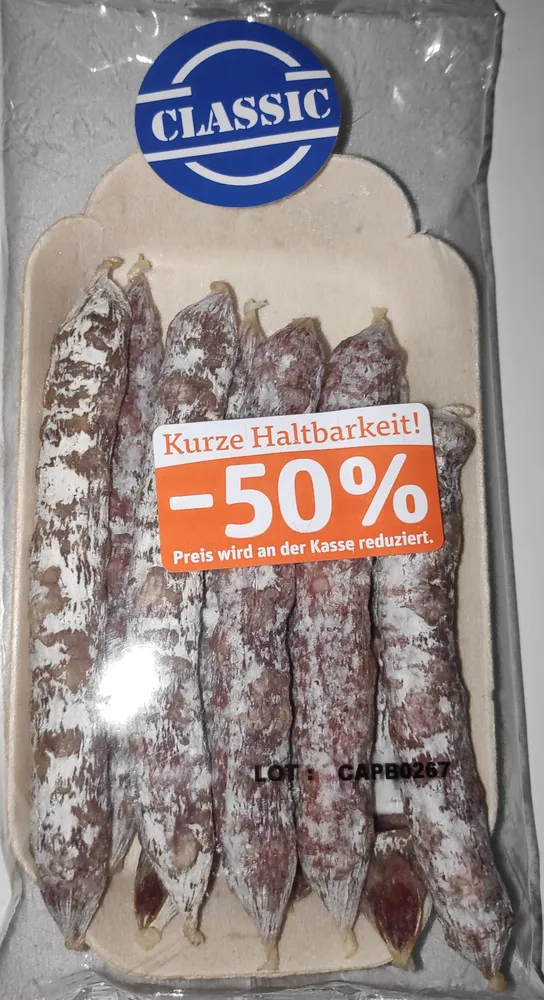 Salamis classic, luftgetrocknet, französisch (Mini)