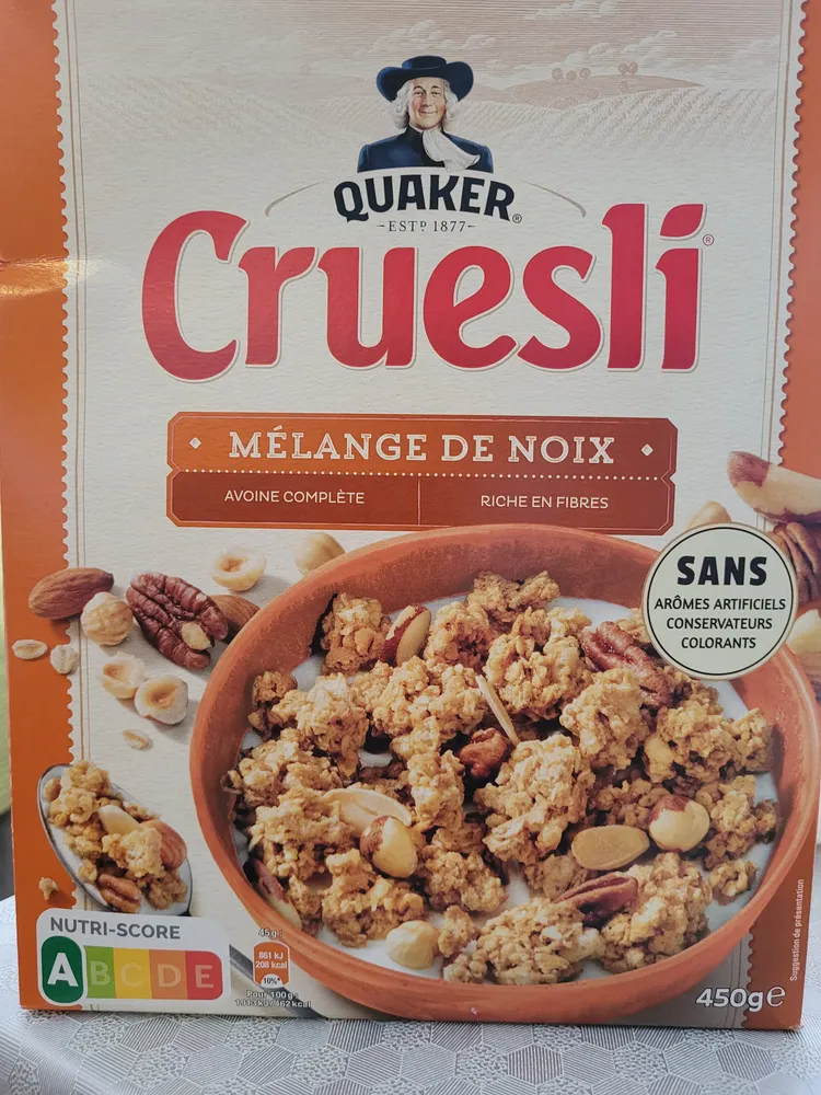 Cruesli Mélange de Noix