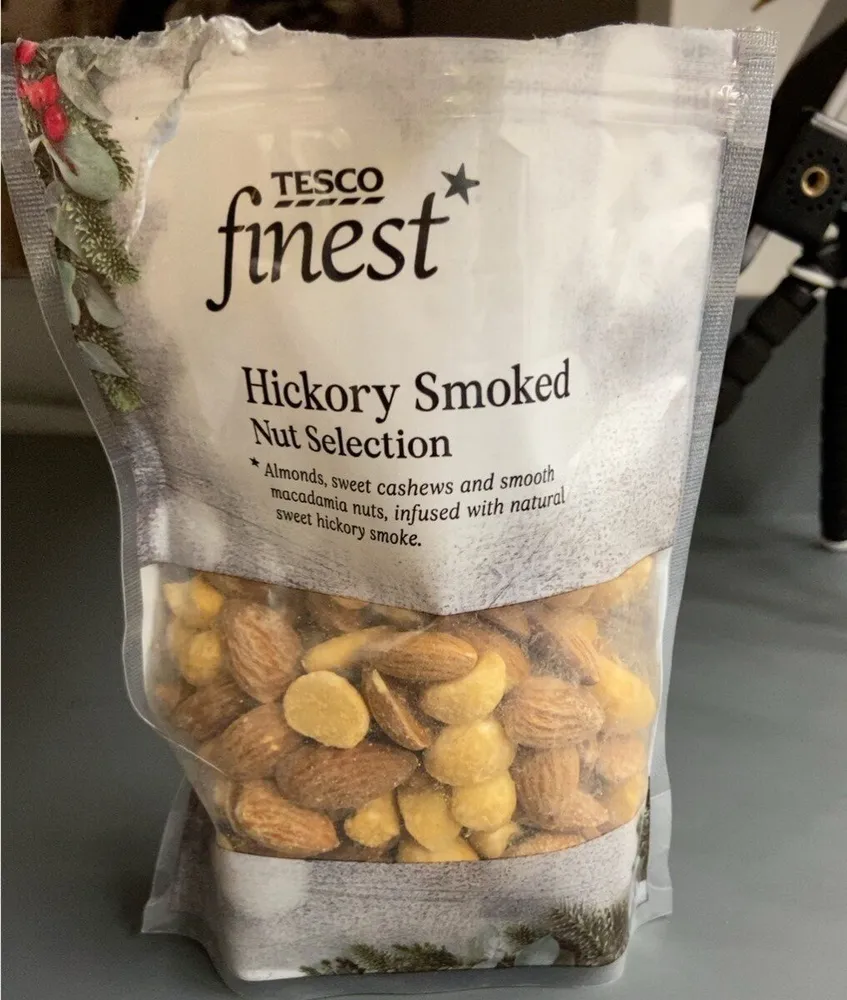 Hickory smoked nut selection