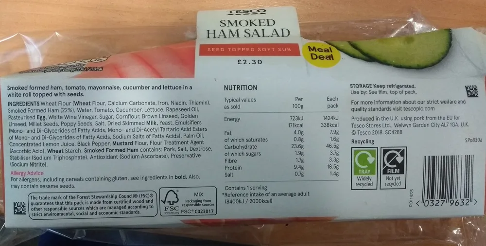 Ham Salad sandwich