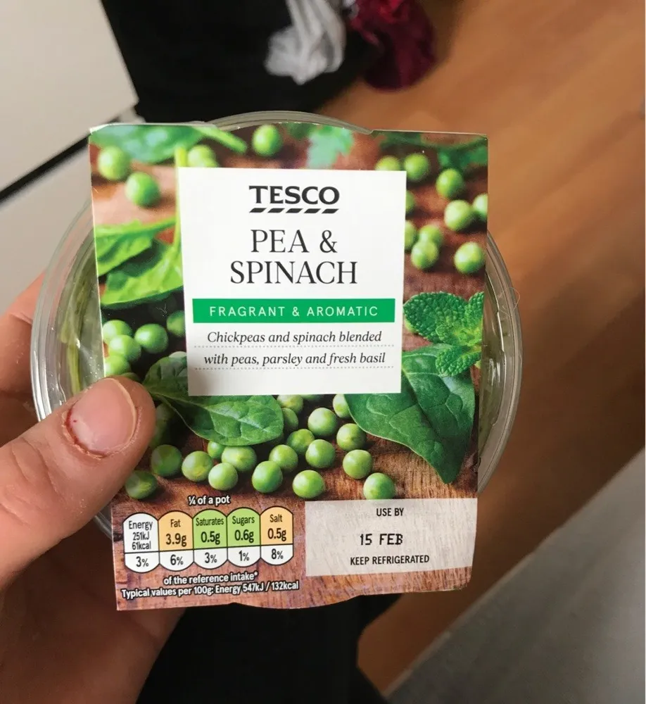 Pea &spinach