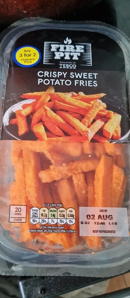 Crispy sweet potato fries