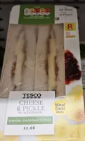 Cheese and Pickle sandwich