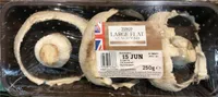 Large flat mushrooms