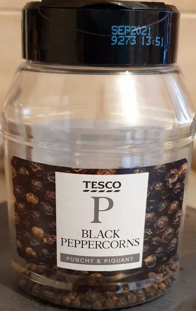 Black peppercorns