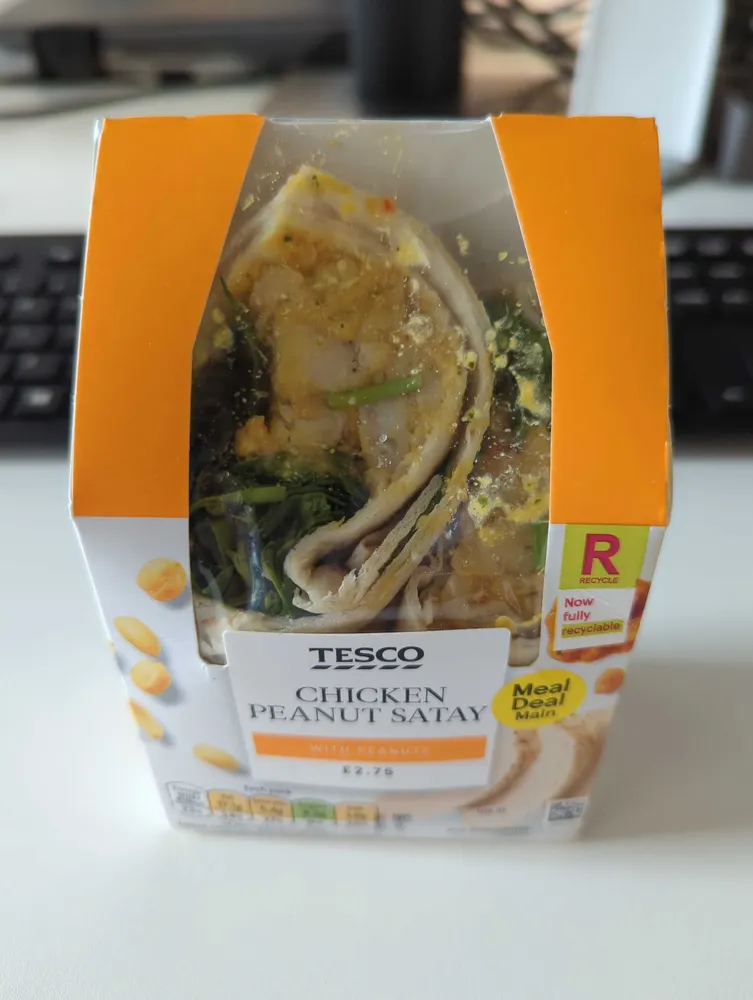 Chicken Peanut Satay Wrap