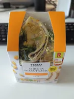 Chicken Peanut Satay Wrap