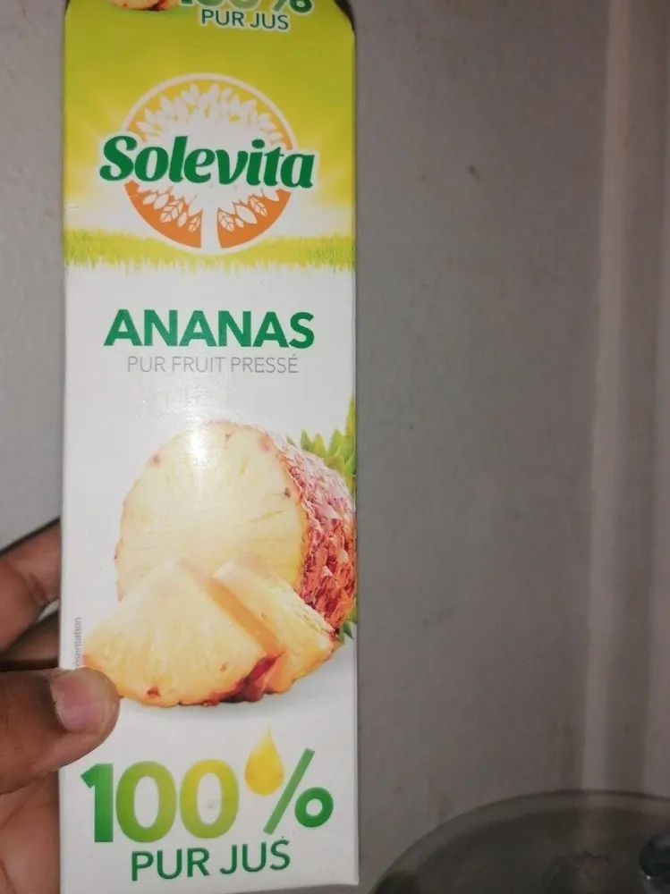 Pur jus pressé d'ananas