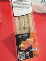 Mon club sandwich Jambon cheddar beurre