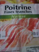 Poitrine fines tranches
