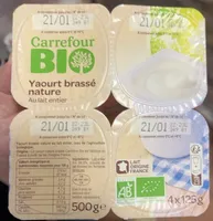 Yaourt brasse carrefour bio