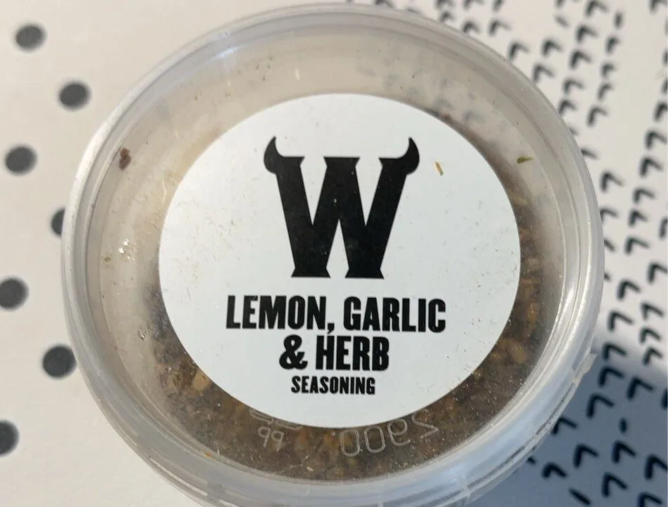 Lemon,garlic & herb