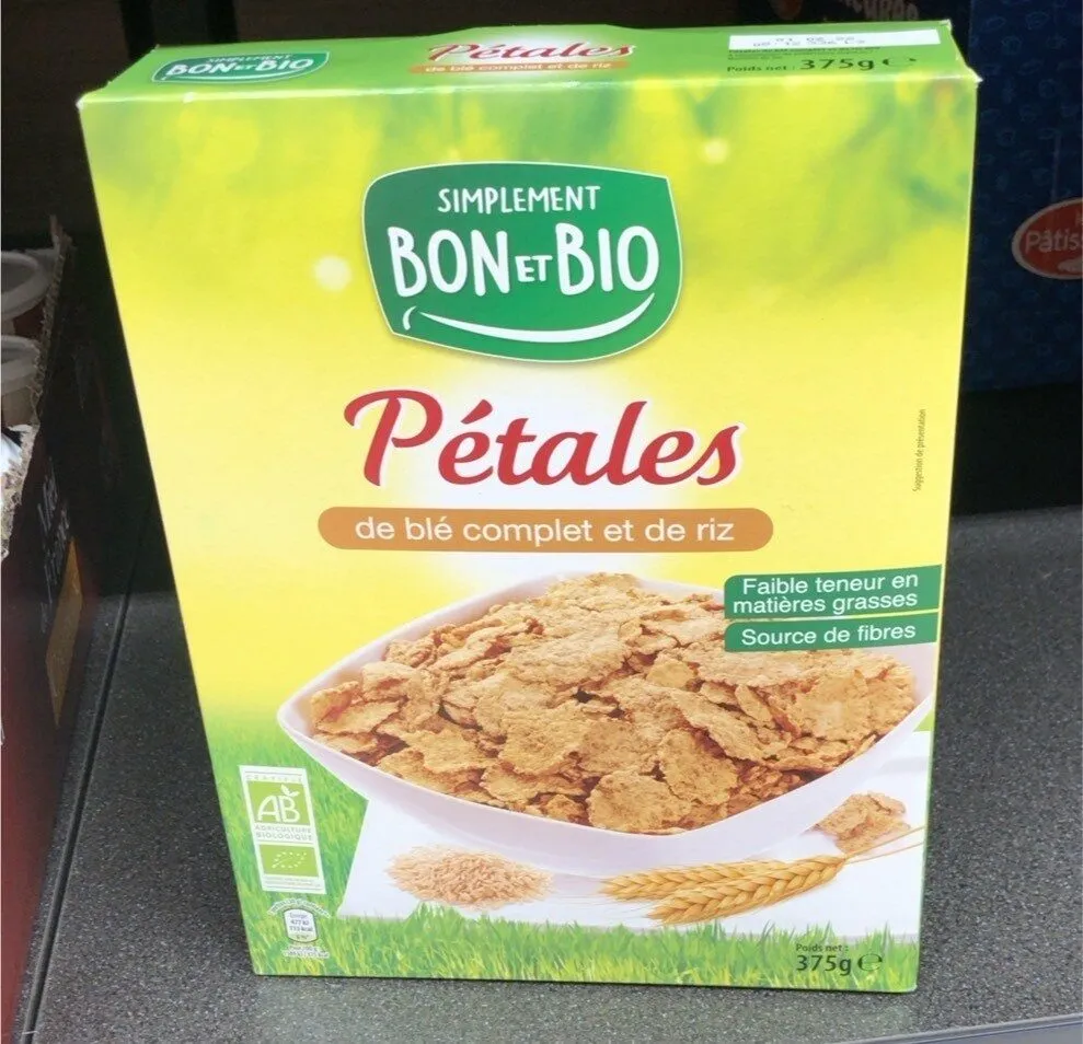 Petales de ble complet et de rie