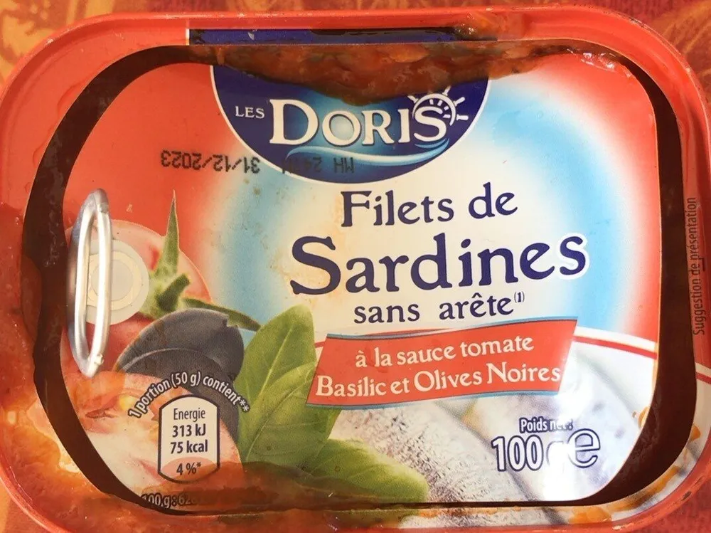 Filet de sardines