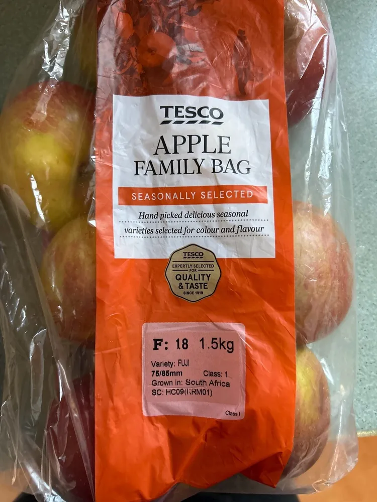 Tesco family apples