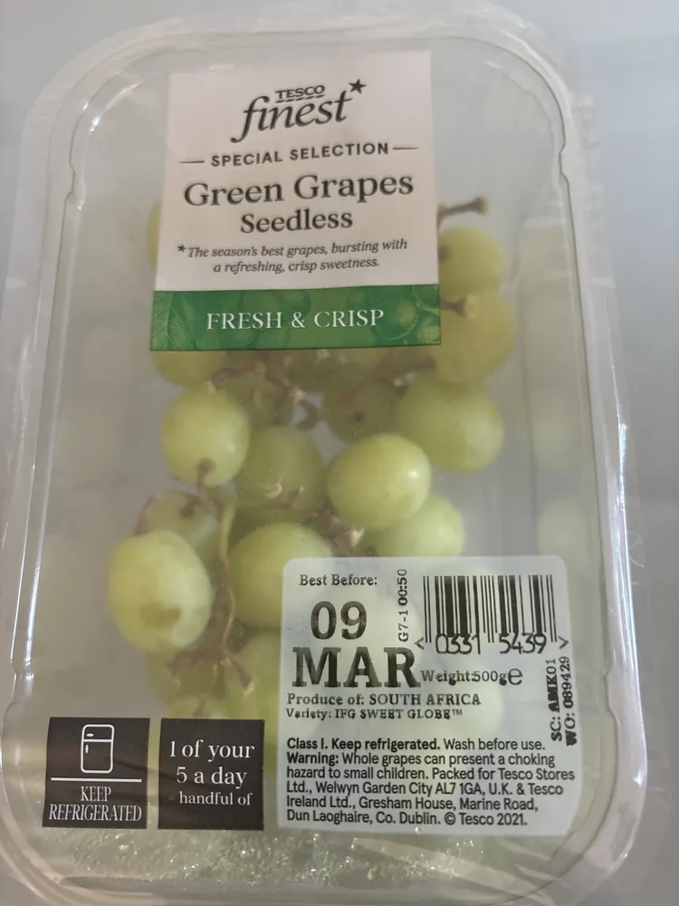 Green Grapes seedless
