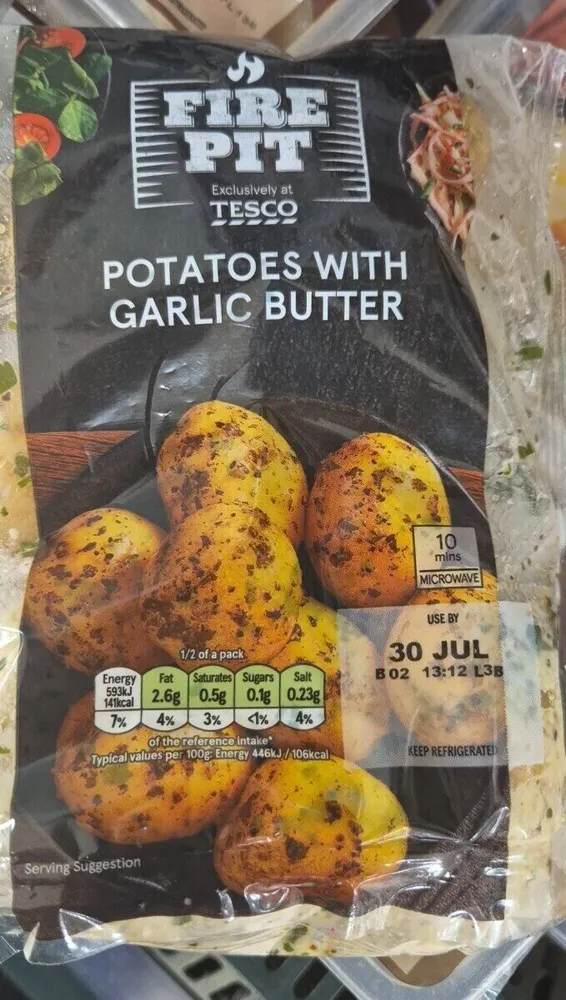 Potatoes With Garlic Butter