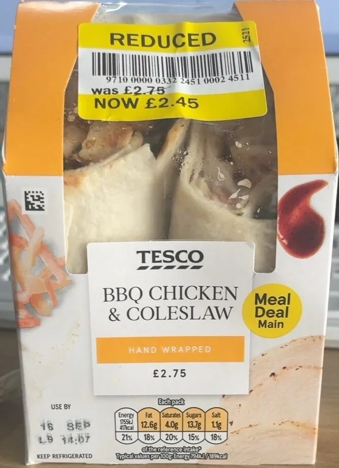 BBQ Chicken & coleslaw