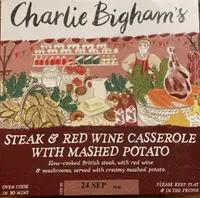 Steak & Red Wine Casserole With Mashed Potatoes