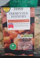 TESCO PARMENTIER POTATOES golden & crispy British